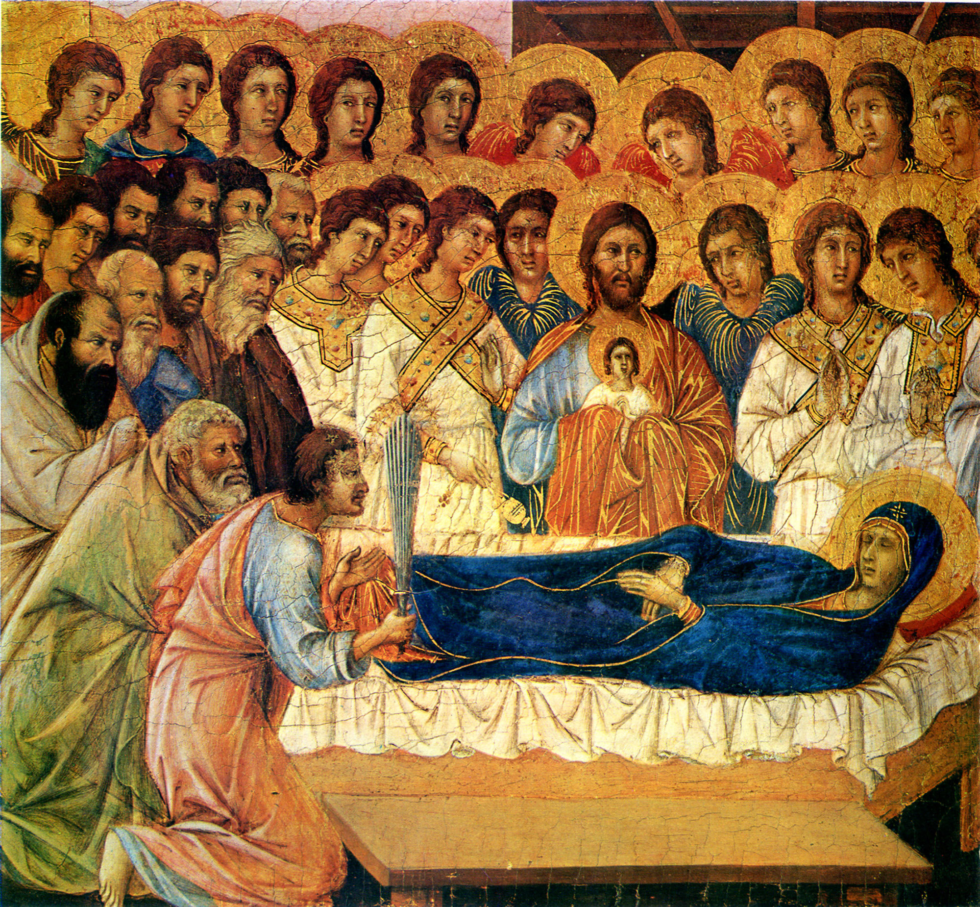 La Dormition – par Duccio di Buoninsegna.