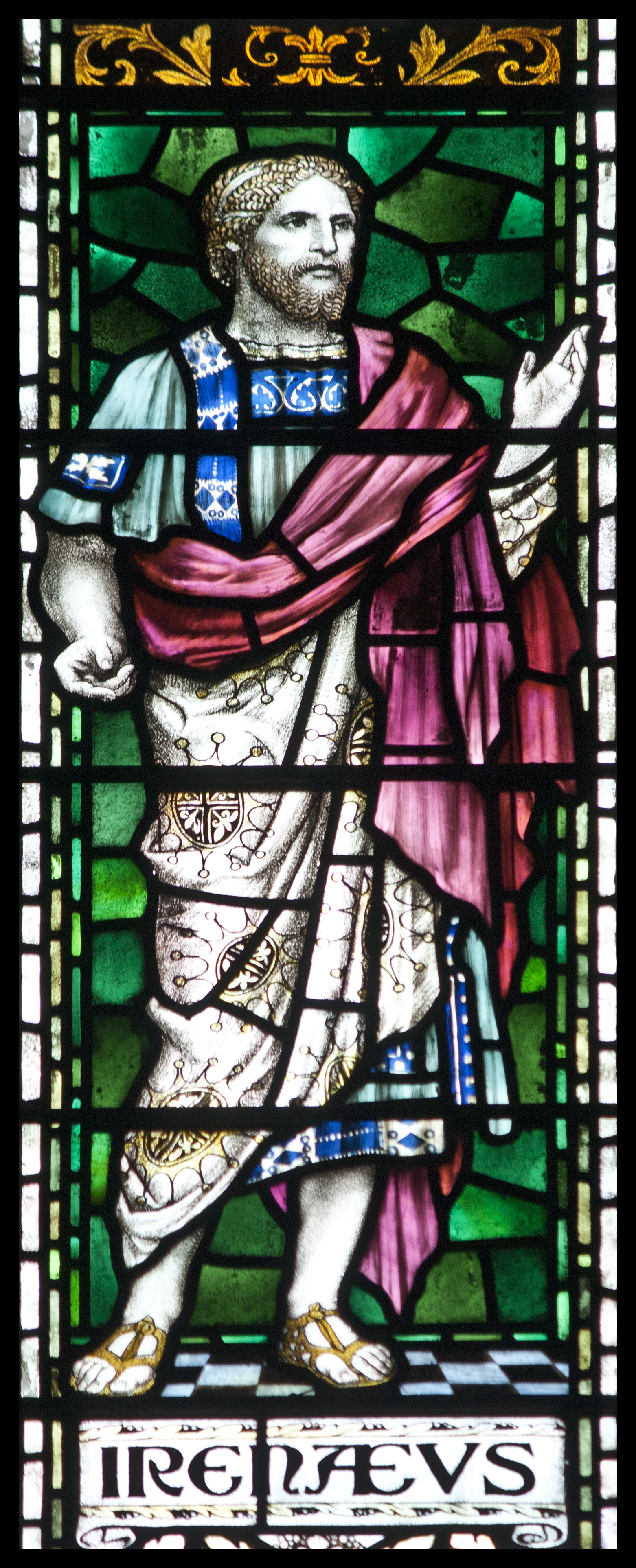 Saint Irénée de Lyon – Mansfield College chapel, Oxford.