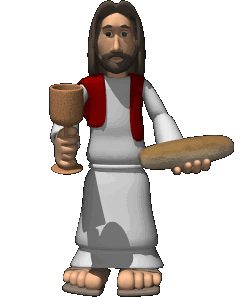 Jésus offre le pain et le vin