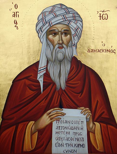 Saint Jean Damascène, ou Jean de Damas.