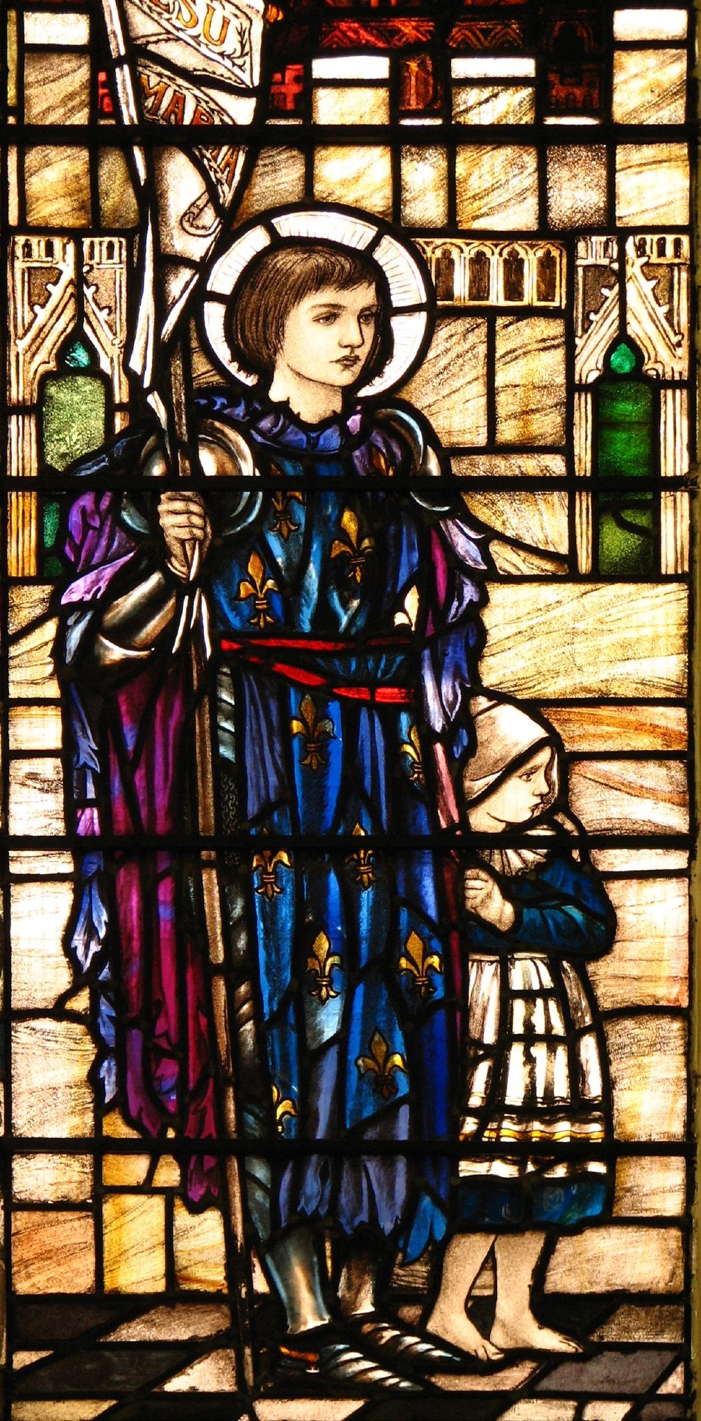 Sainte Jeanne d’Arc – Cathédrale de Leicester.