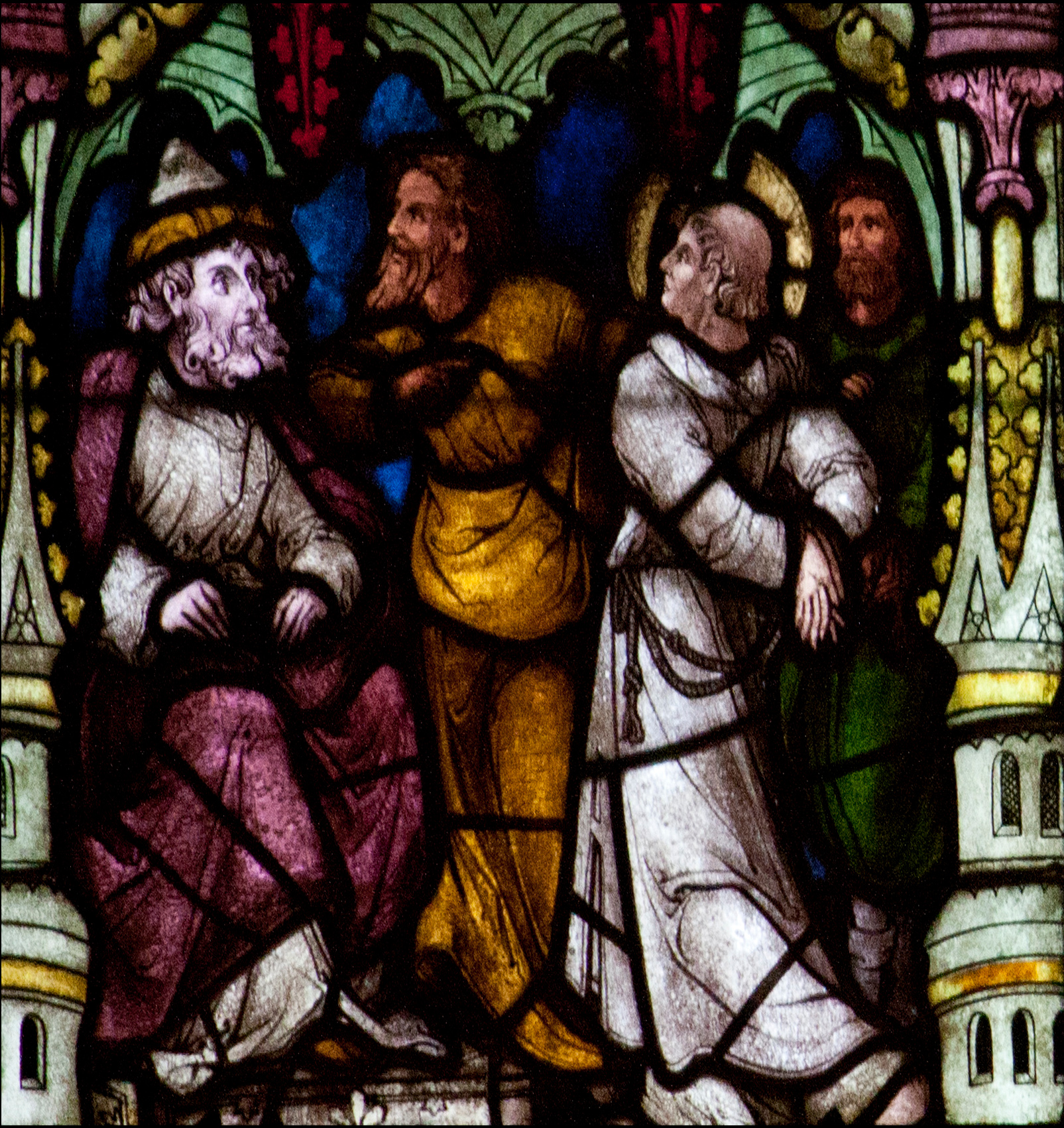 Martyr de saint Etienne, le discours – Abside de la Marktkirche, Hanovre.
