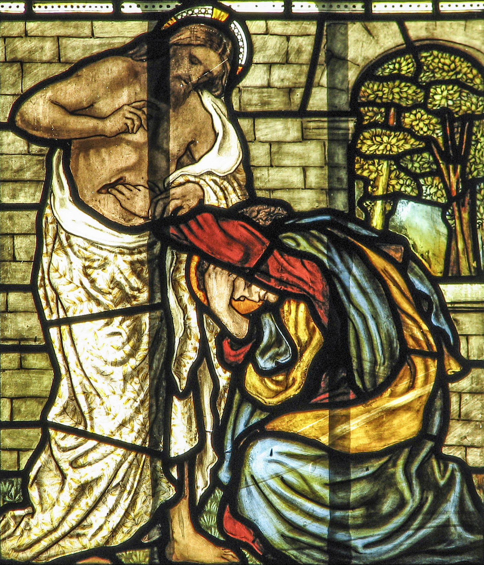 Saint Thomas devant Jésus ressuscité – Jesus College, Cambridge.