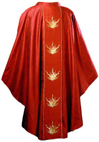 Chasuble rouge