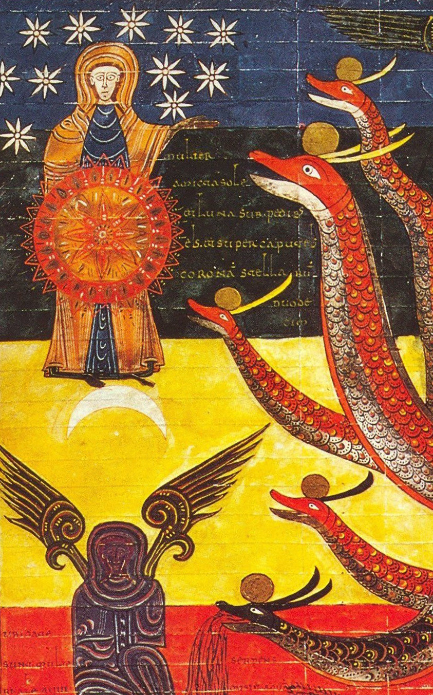 Beatus de Facundus – La Femme et le Dragon – (Ap 12).