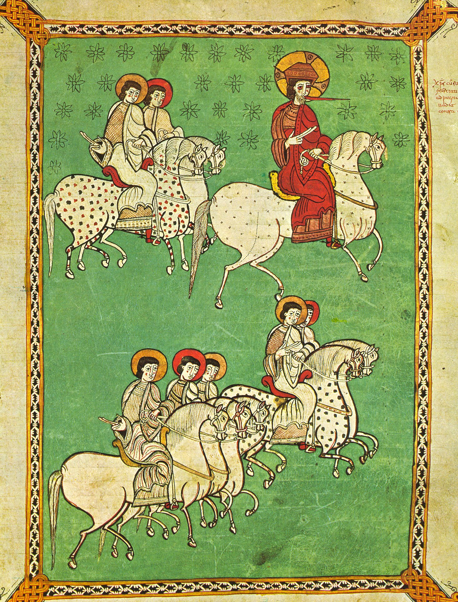 Beatus d’Osma – Le Christ vainqueur, folio 151
