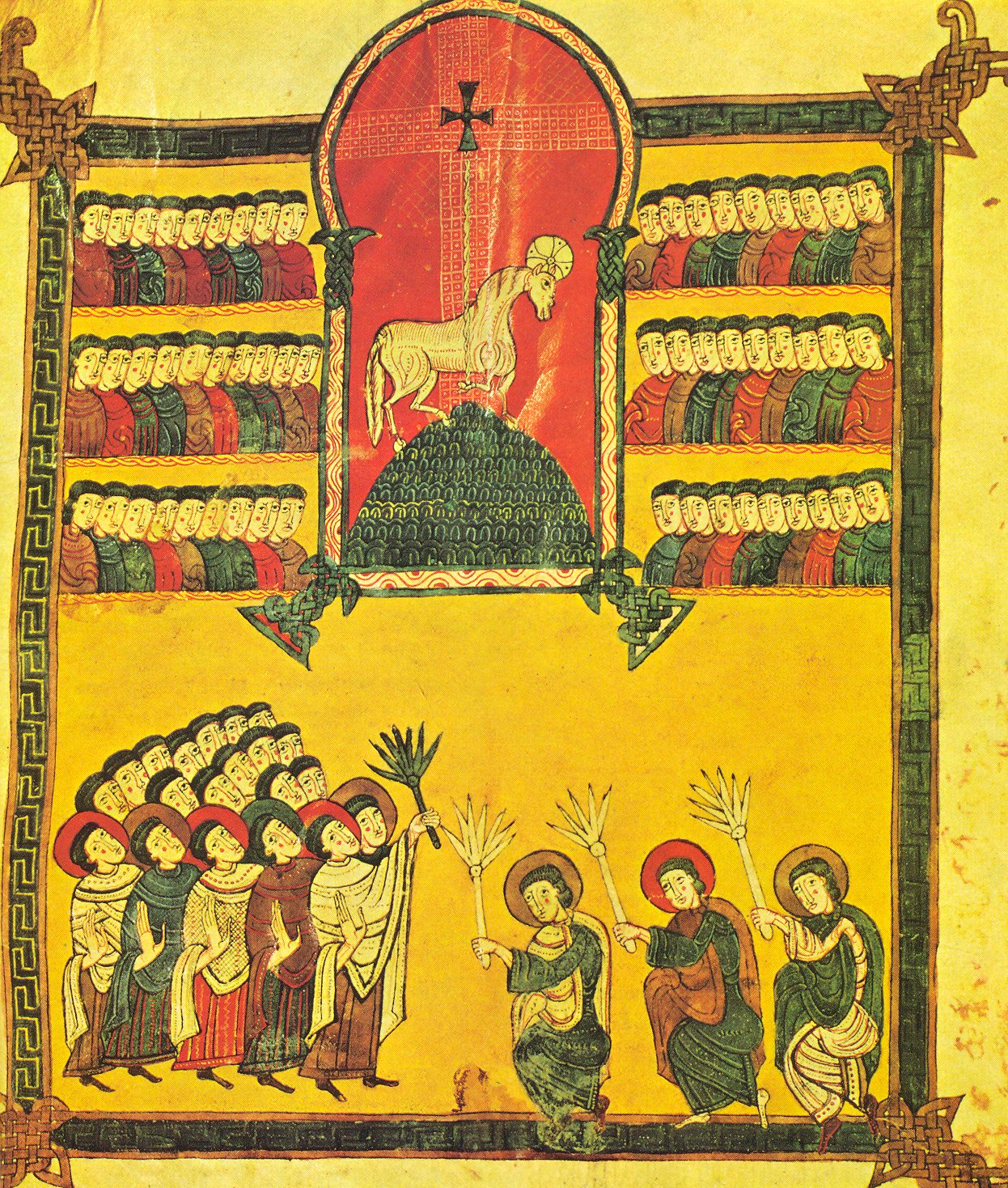 Beatus d’Osma – Les 144 000 Élus, folio 92 verso.