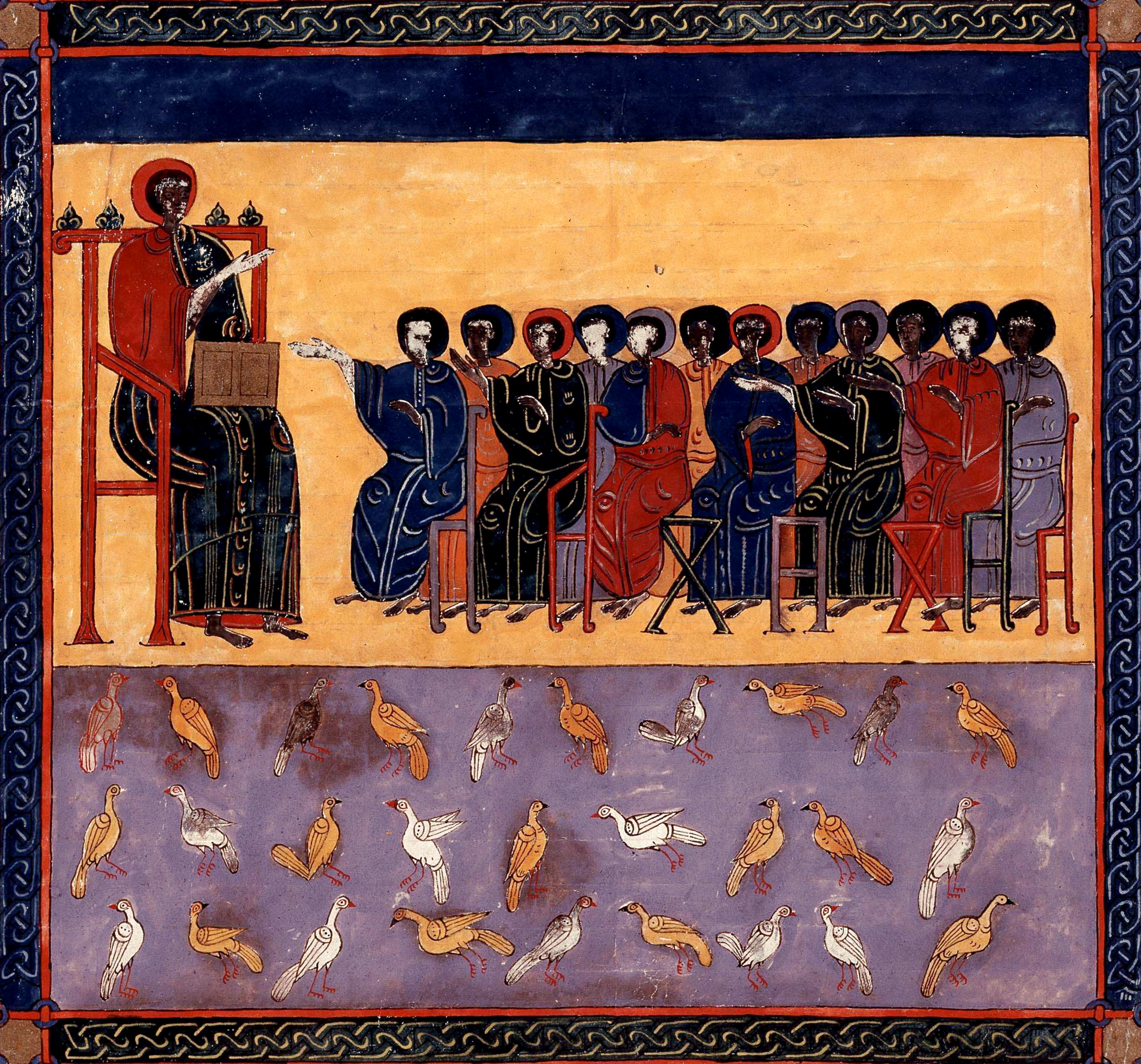 Beatus de Facundus, p. 490 – Les âmes des martyrs et des confesseurs ressuscitent et règnent avec le Christ pour mille ans (Ap 20, 4-6).