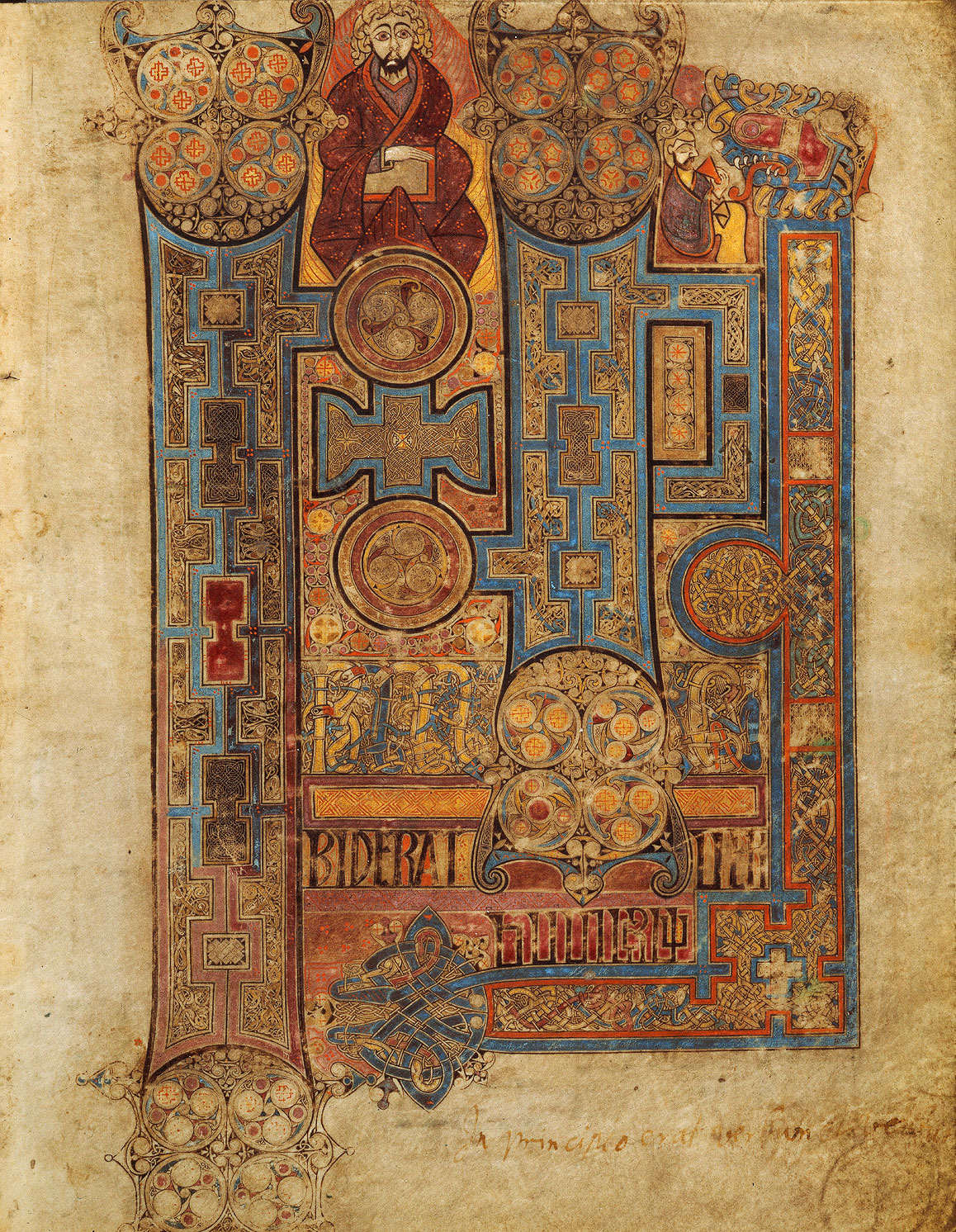 Livre de Kells – Incipit de l’évangile selon saint Jean – folio 292 recto