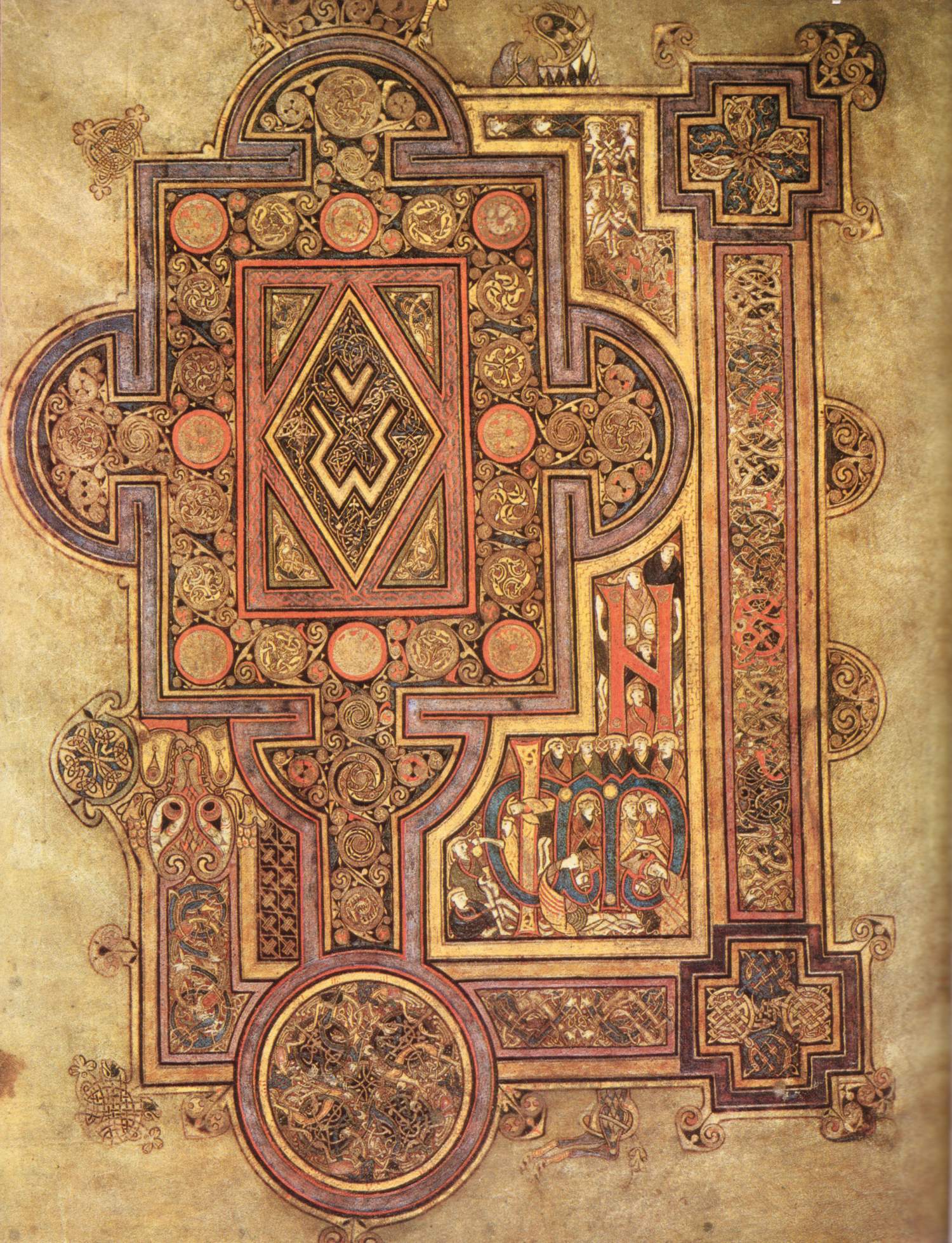 Livre de Kells – Incipit de l’évangile selon saint Luc