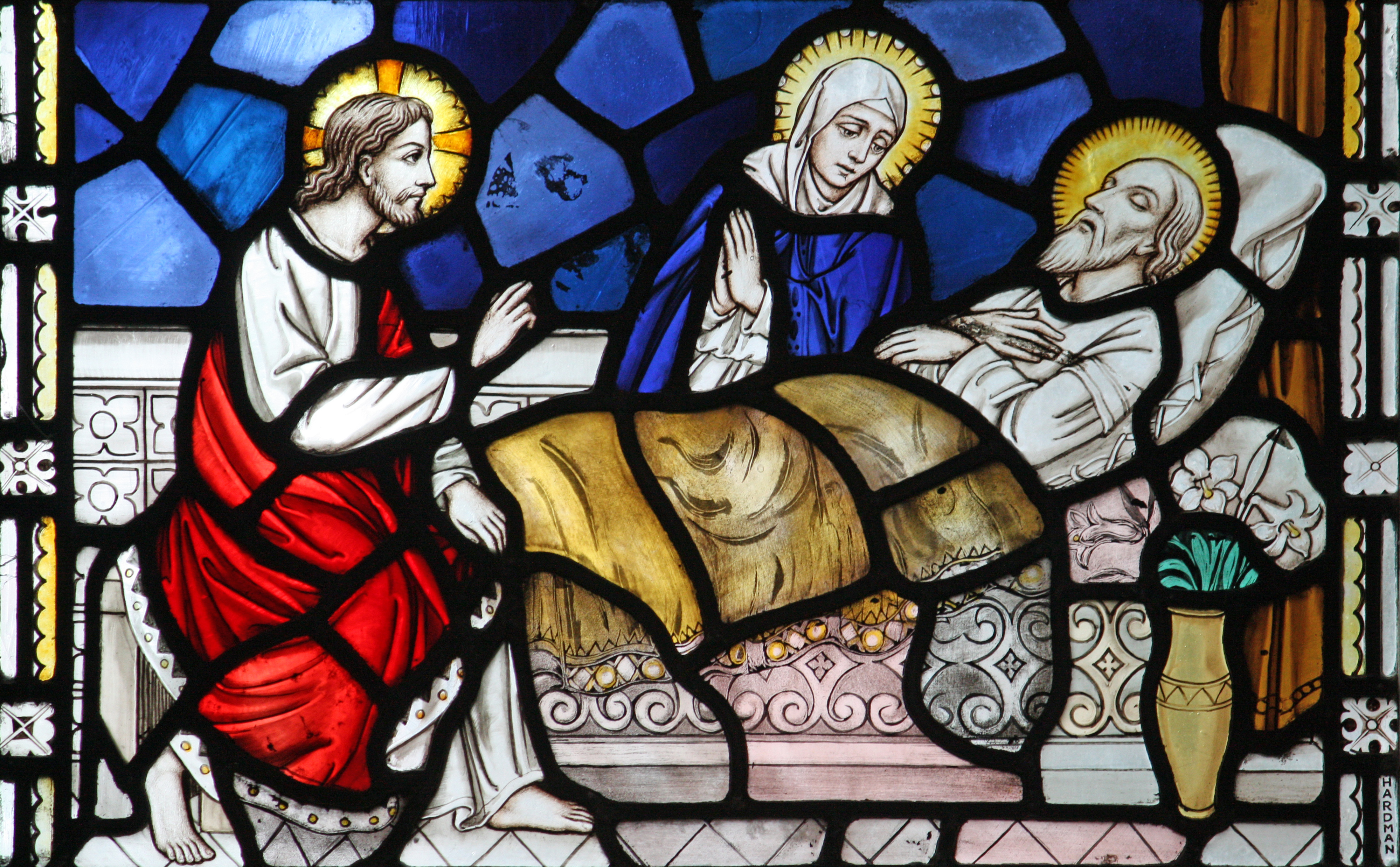 La mort de saint Joseph – Our Lady and the English Martyrs, Cambridge.