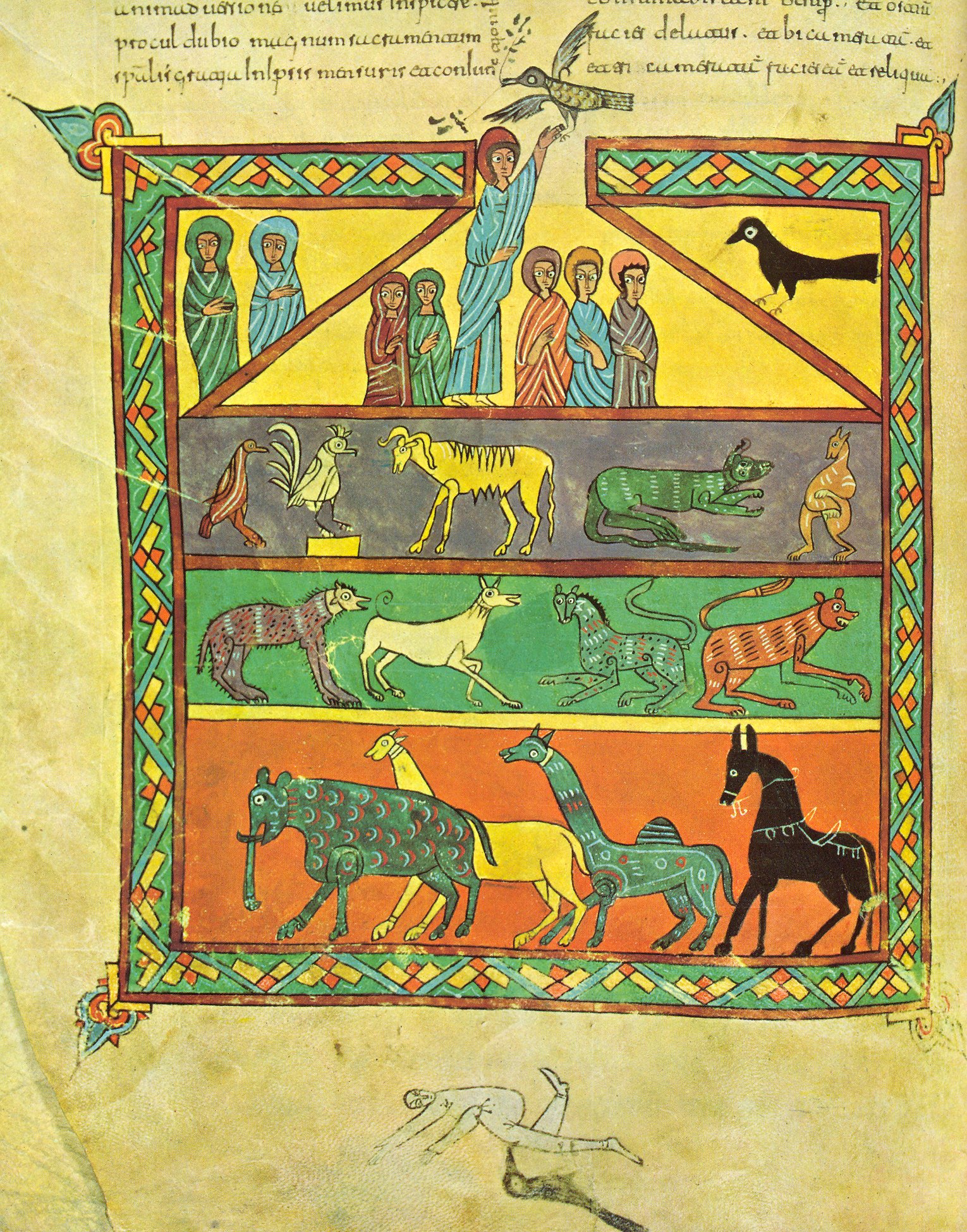 Beatus d’Urgell – L’Arche de Noé, folio 82v.