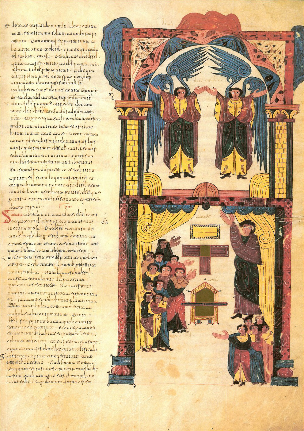 Codex Biblicus Legionensis – David devant l’Arche d’alliance.