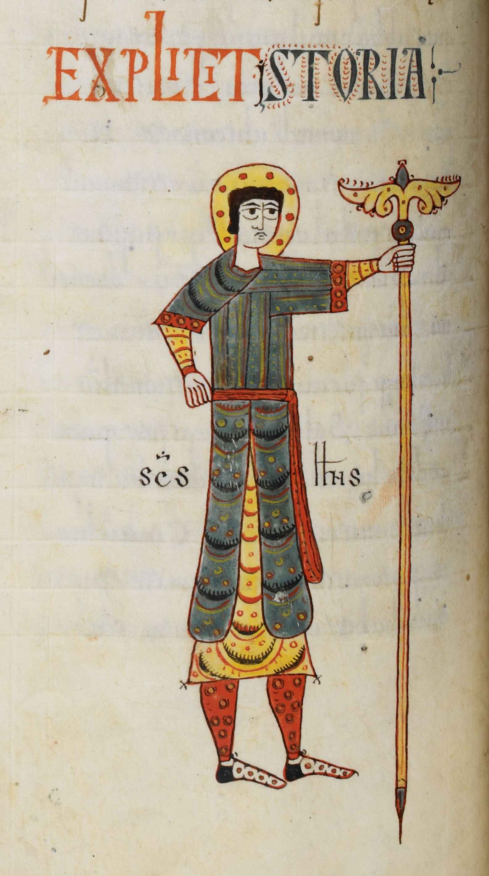 Beatus de Silos, folio 110v – Saint Jean.