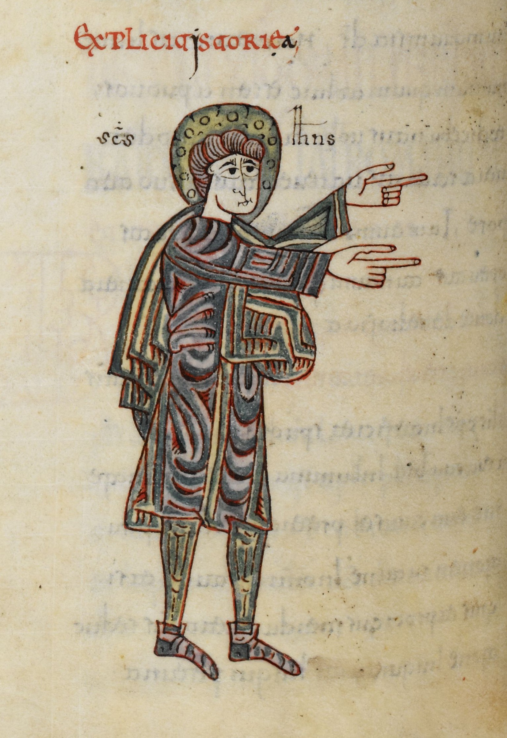 Beatus de Silos, folio 163v – Saint Jean.