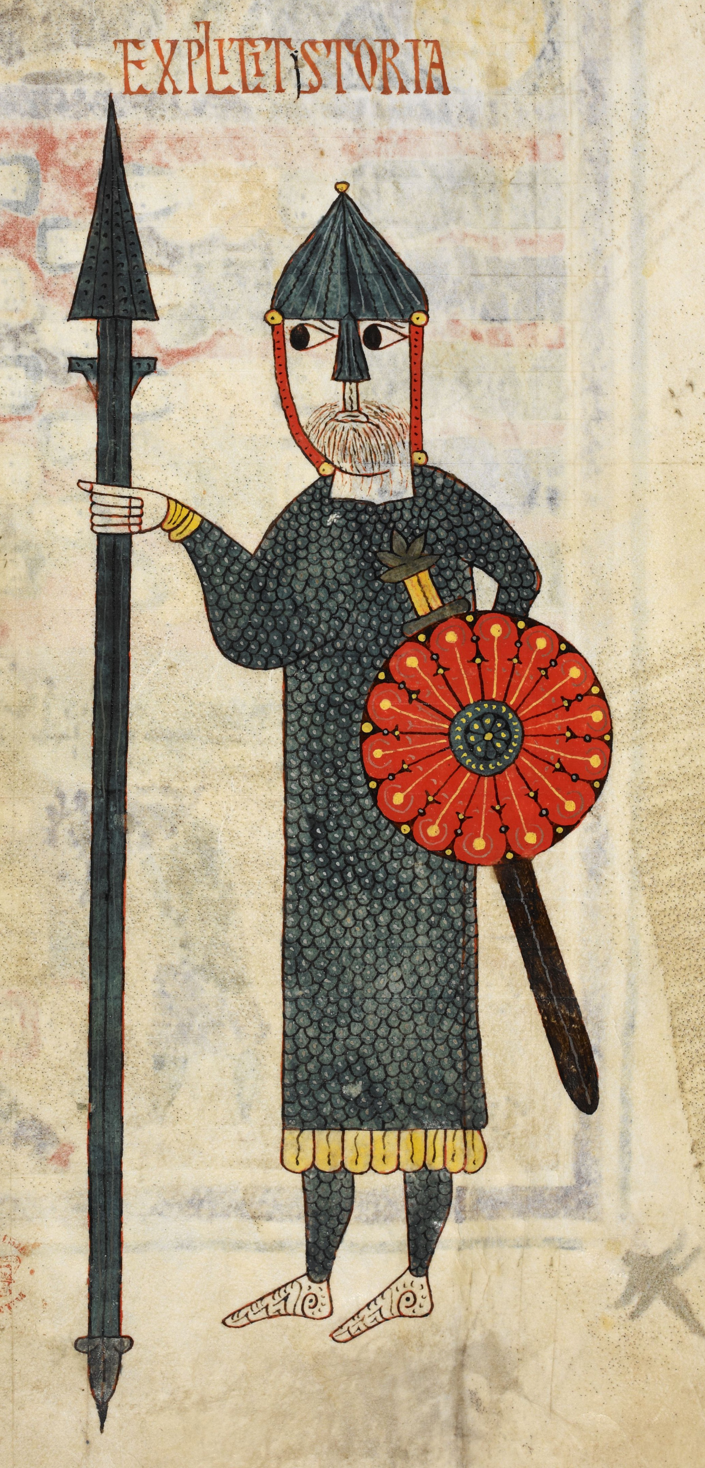 Beatus de Silos, folio 194r – Un soldat.