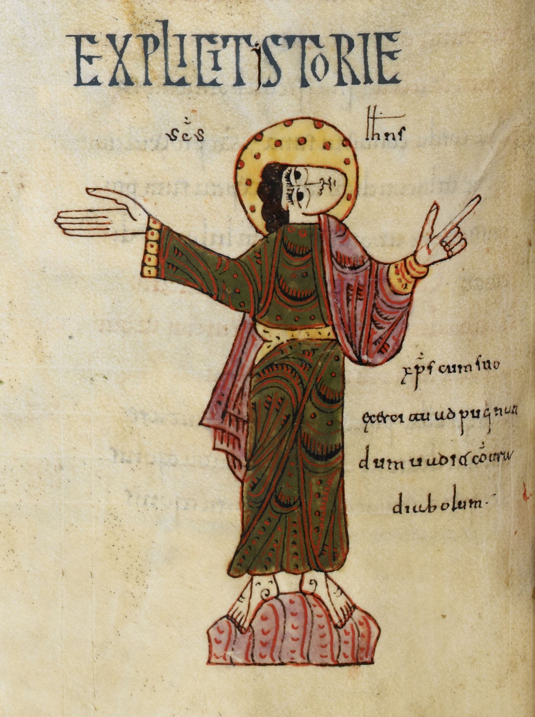 Beatus de Silos, folio 195v – Saint Jean.