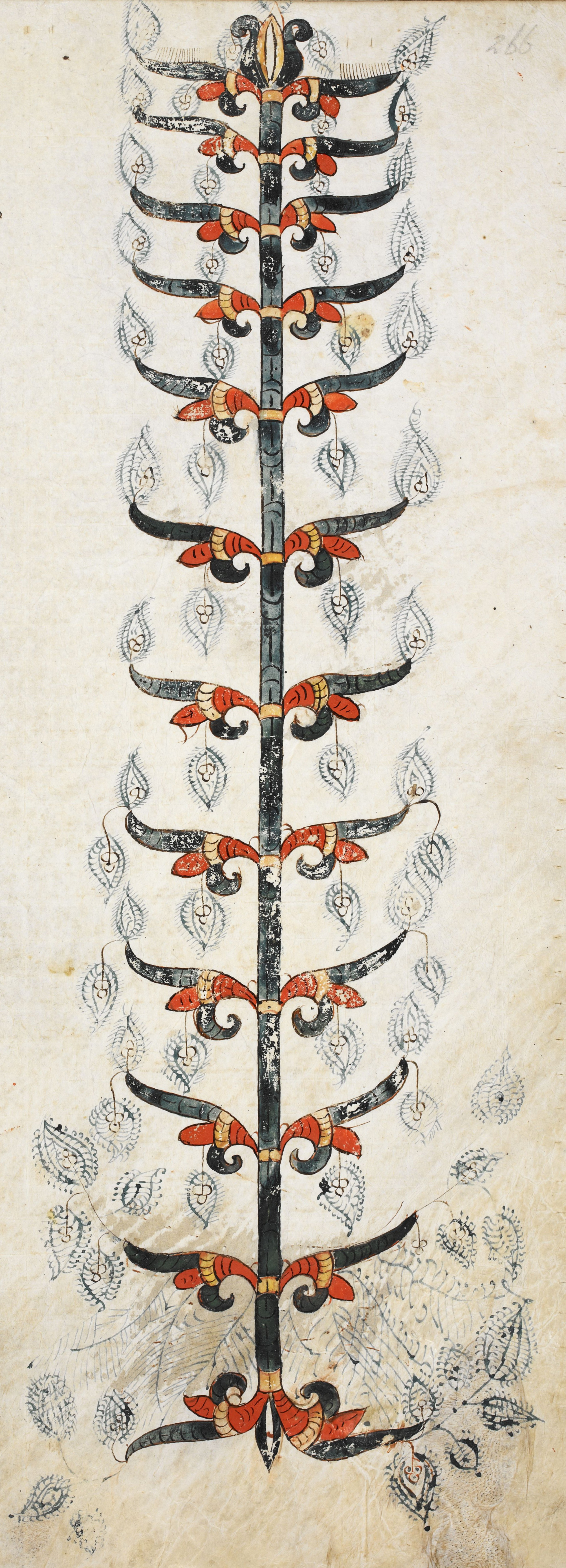 Beatus de Silos, folio 266r – Un arbre.