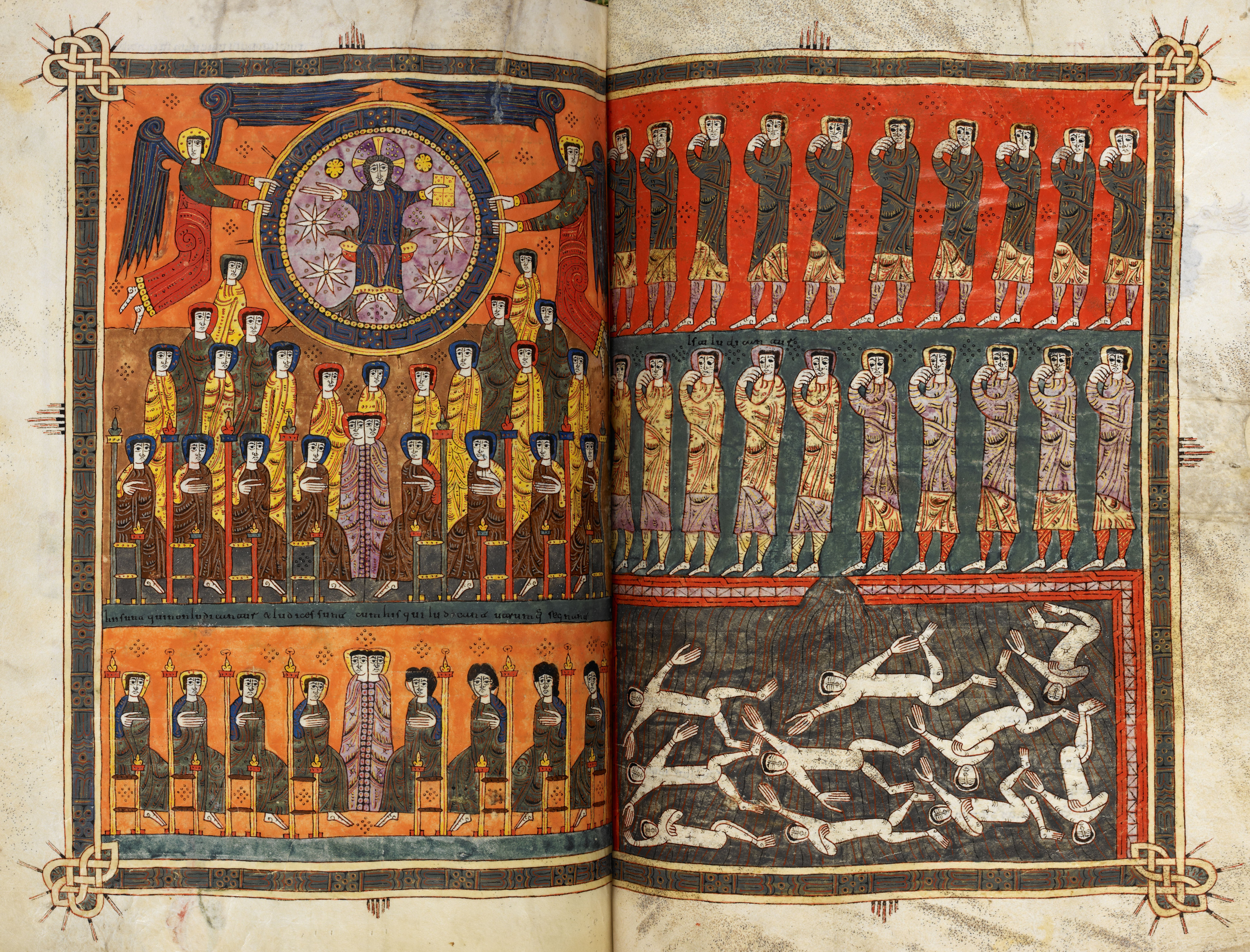 Beatus de Silos, folios 205v-206r.