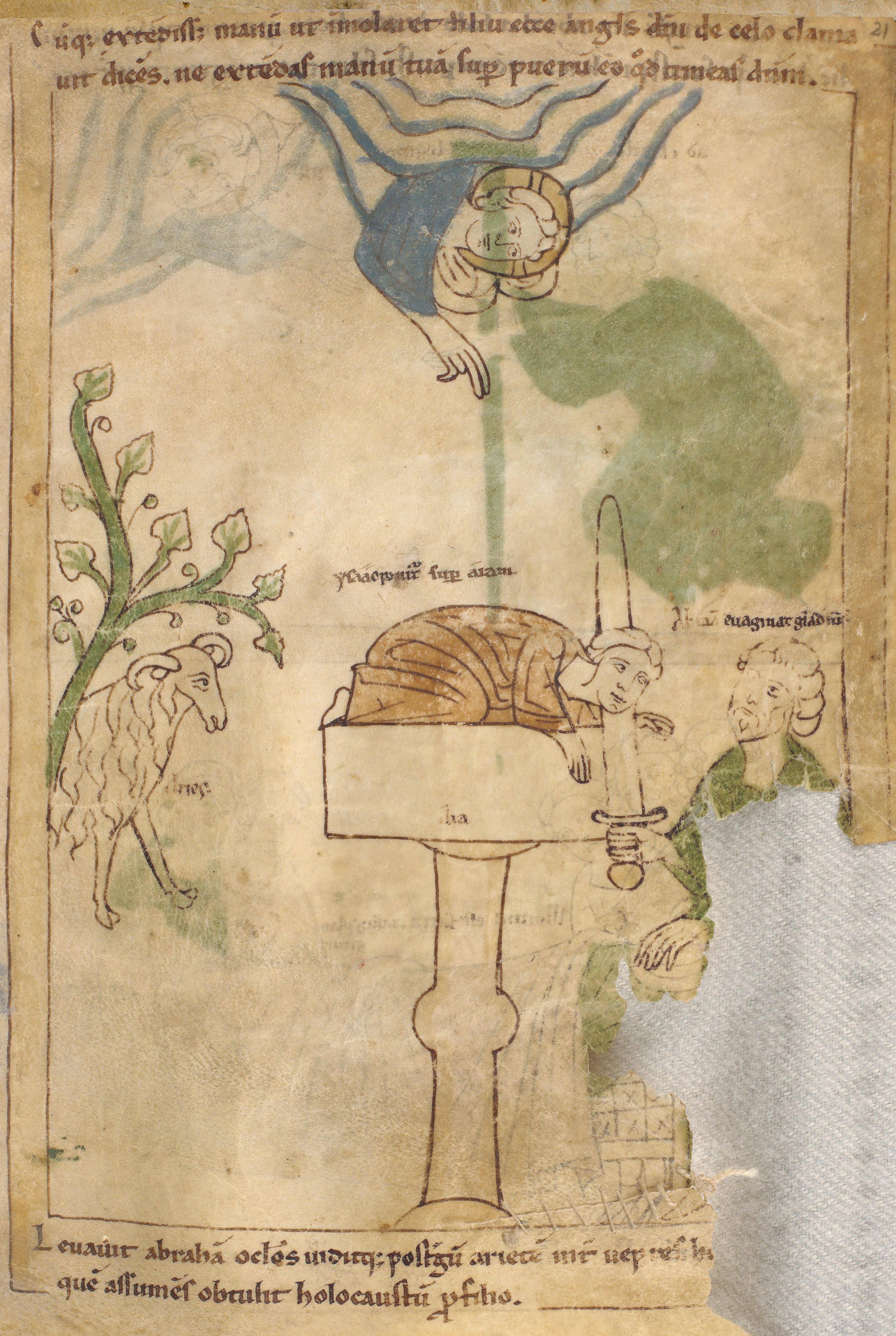 Seconde Bible de Pampelune – Folio 21r.