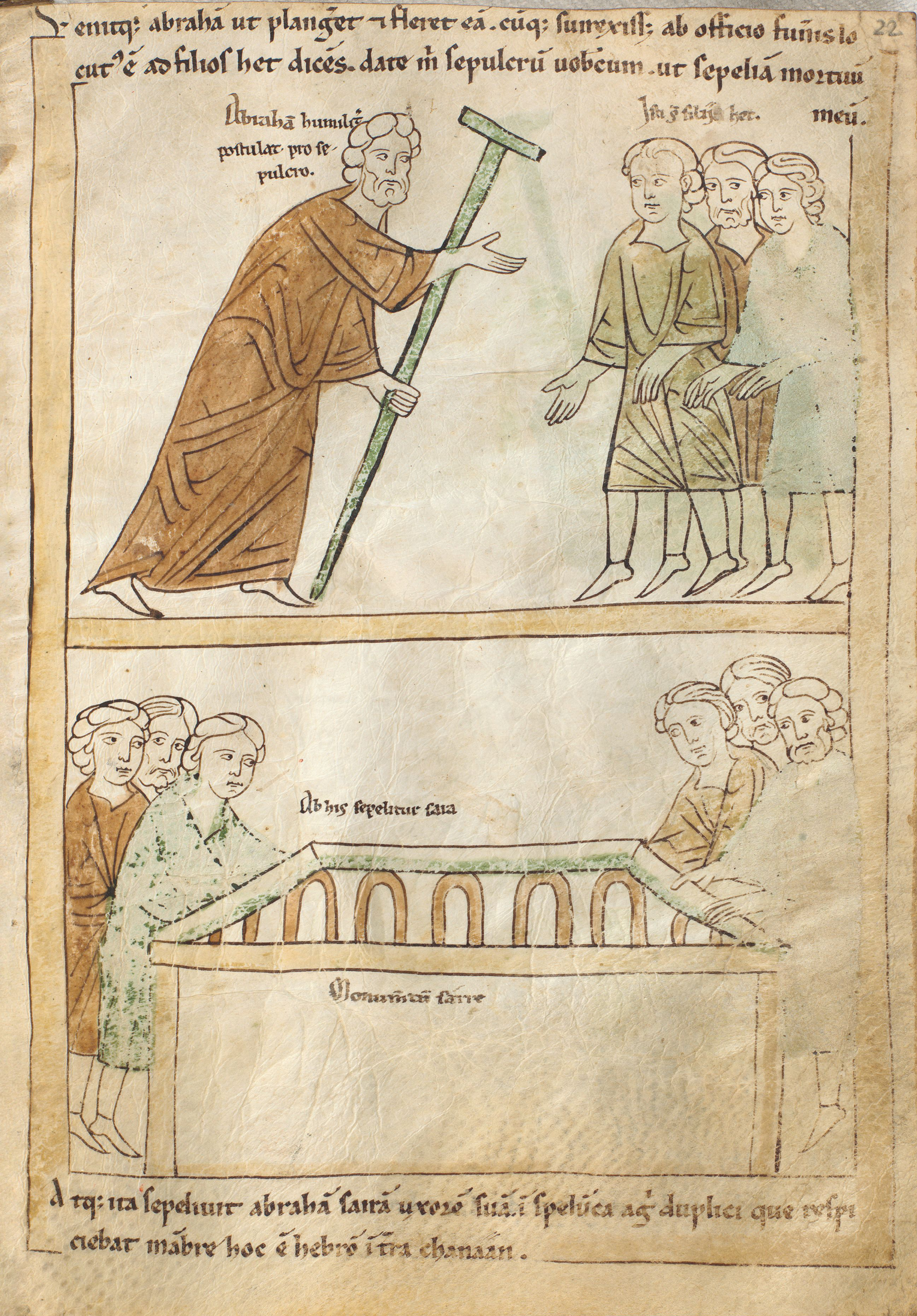 Seconde Bible de Pampelune – Folio 22r.