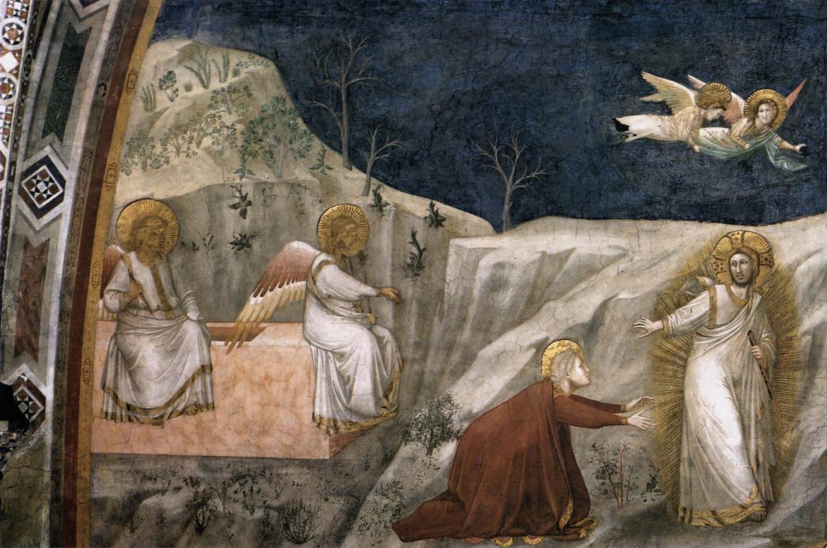 Noli me tangere, de Giotto, v. 1320